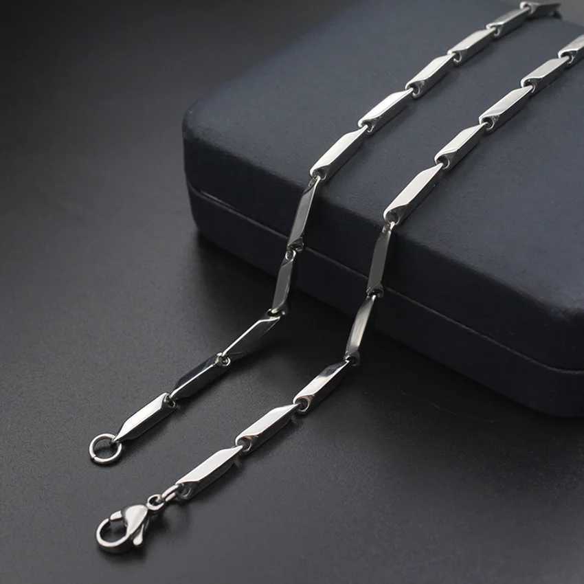 Fashion High-end New Titanium Steel Necklace Melon Chain Stainless Steel Chain Men And Women Fashion Necklace Gift Hot Sale W250712