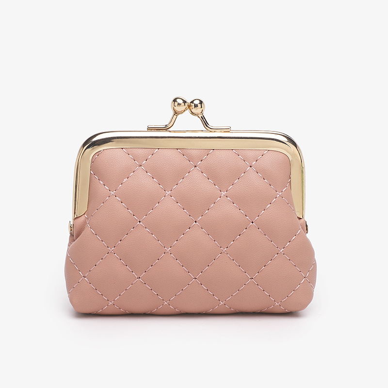 Luxury Wallet New Women's PU Coin Purse -Compact Keyring Wallet with Card Slots & Detachable Clip for Keys/Coins Free Shipping