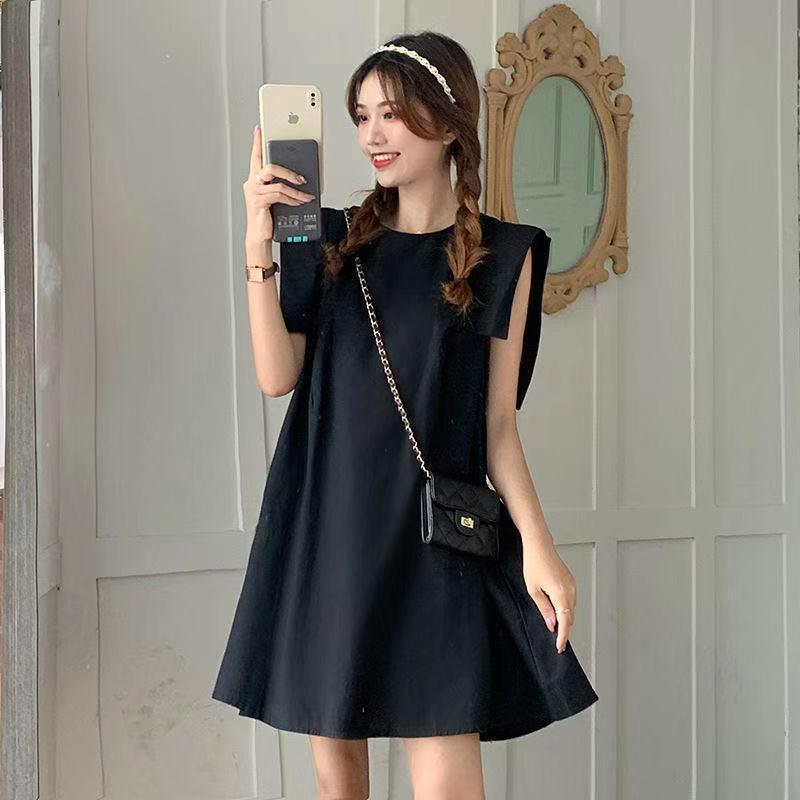 DR199 New solid color temperament hide flesh petite light mature style skirt trend