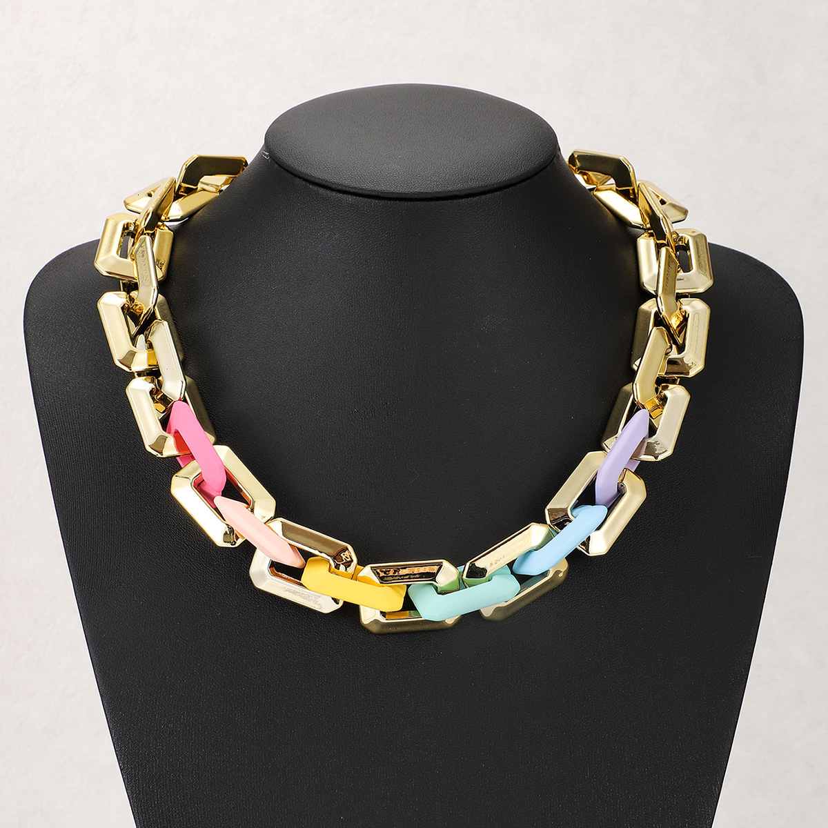 Luxury Jewelry Designer Jewelry Quenching Bamboo Joint Titanium Steel Necklace Trendy Men's Unique Niche High-end Hip-hop Style Chain Trendy Bran