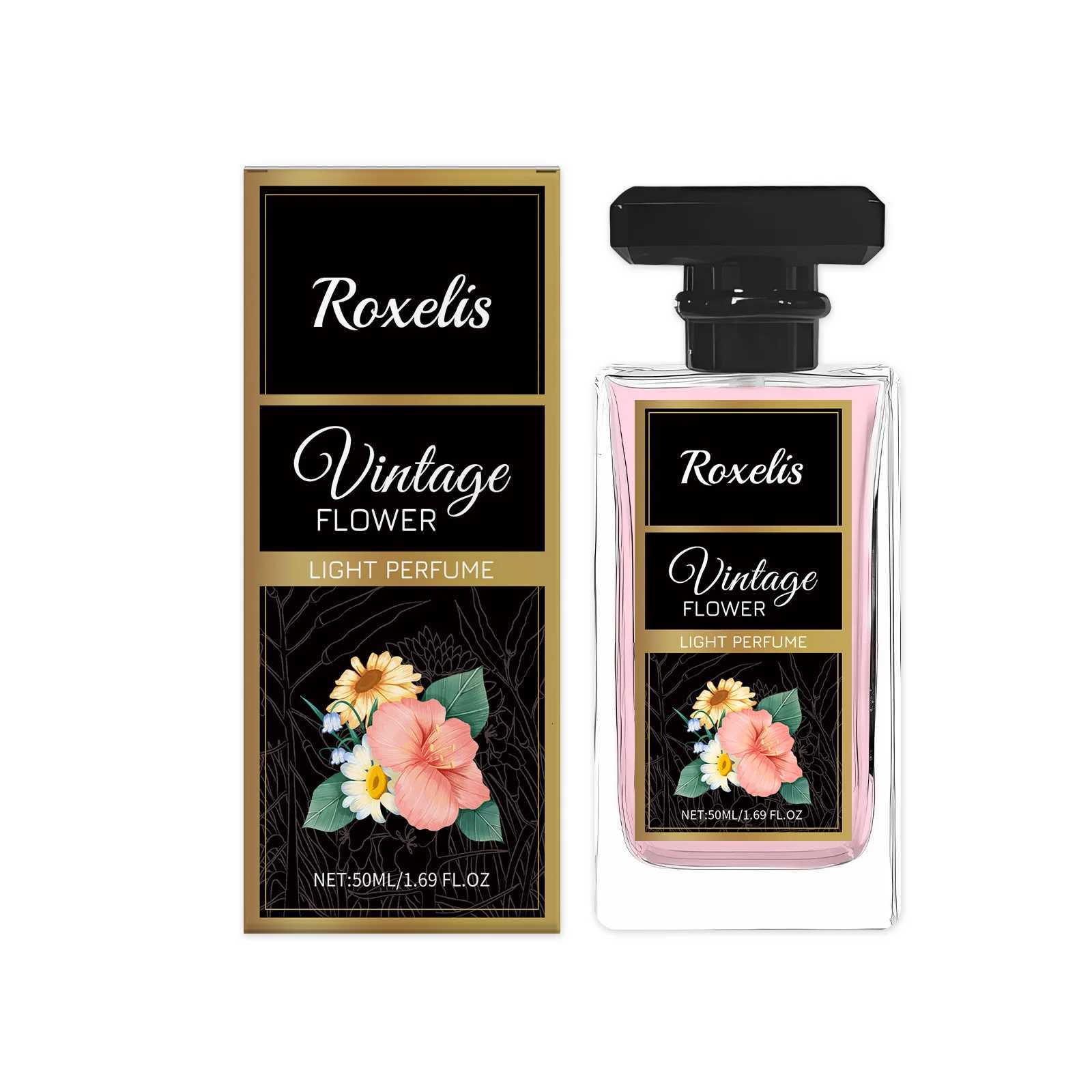 50ml Roxelis Charming Fragrance Perfume Lasting Floral Scent Pheromone Dating Flirt Deodorant Elegant Lady Floral Aroma Perfume W250714