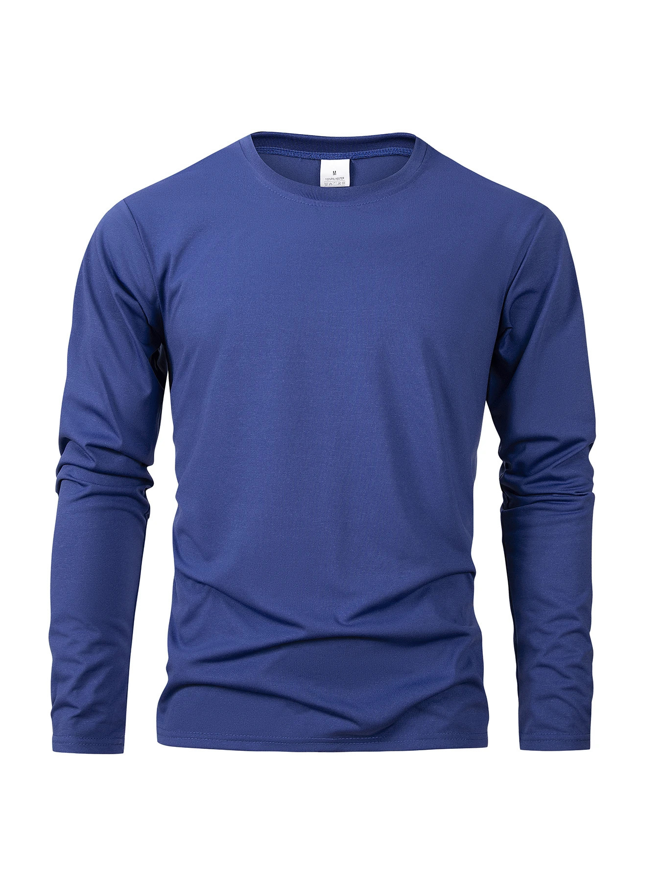 Spring Autumn Mens Tshirts Long Sleeve Casual Tops Solid Color High Quality Black TShirt Classic Men Clothing 250707