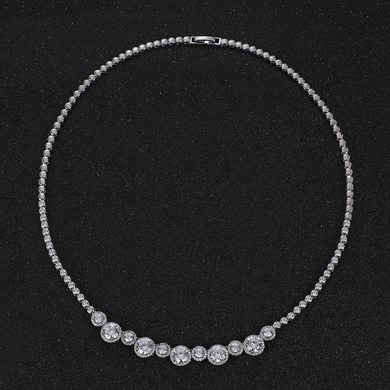 Luxury Jewelry Designer Jewelry 2025 Cross-border Hot Sale 925 Silver Moissanite Chain Necklace Moissanite Full Inlay 13mm Trendy Brand Accessories