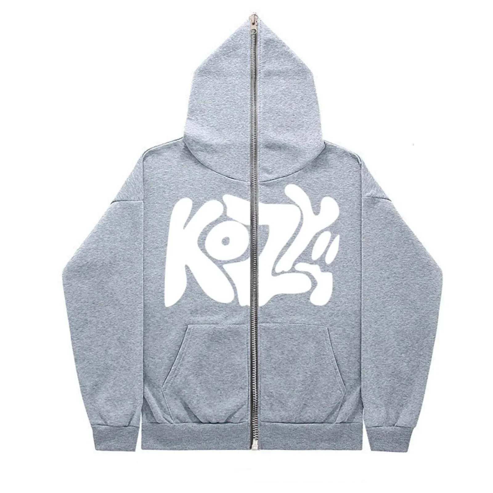 unisex fashionable full zip hoodie casual zipper hoodie print pattern balances fashion and functionality Size S-3XL 250709