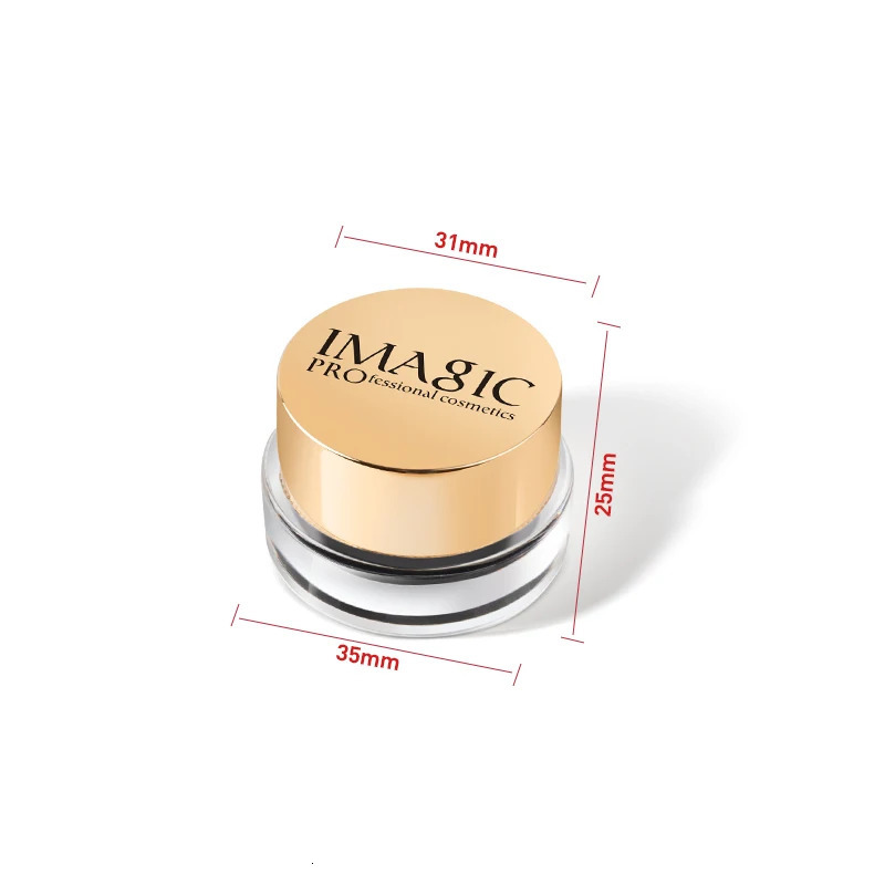 IMAGIC 3-Color Gel Eyeliner Waterproof Quick Dry Long-lasting EyeLiner Cream With Brush Professional Cosmetic Black/White/Blue 250704