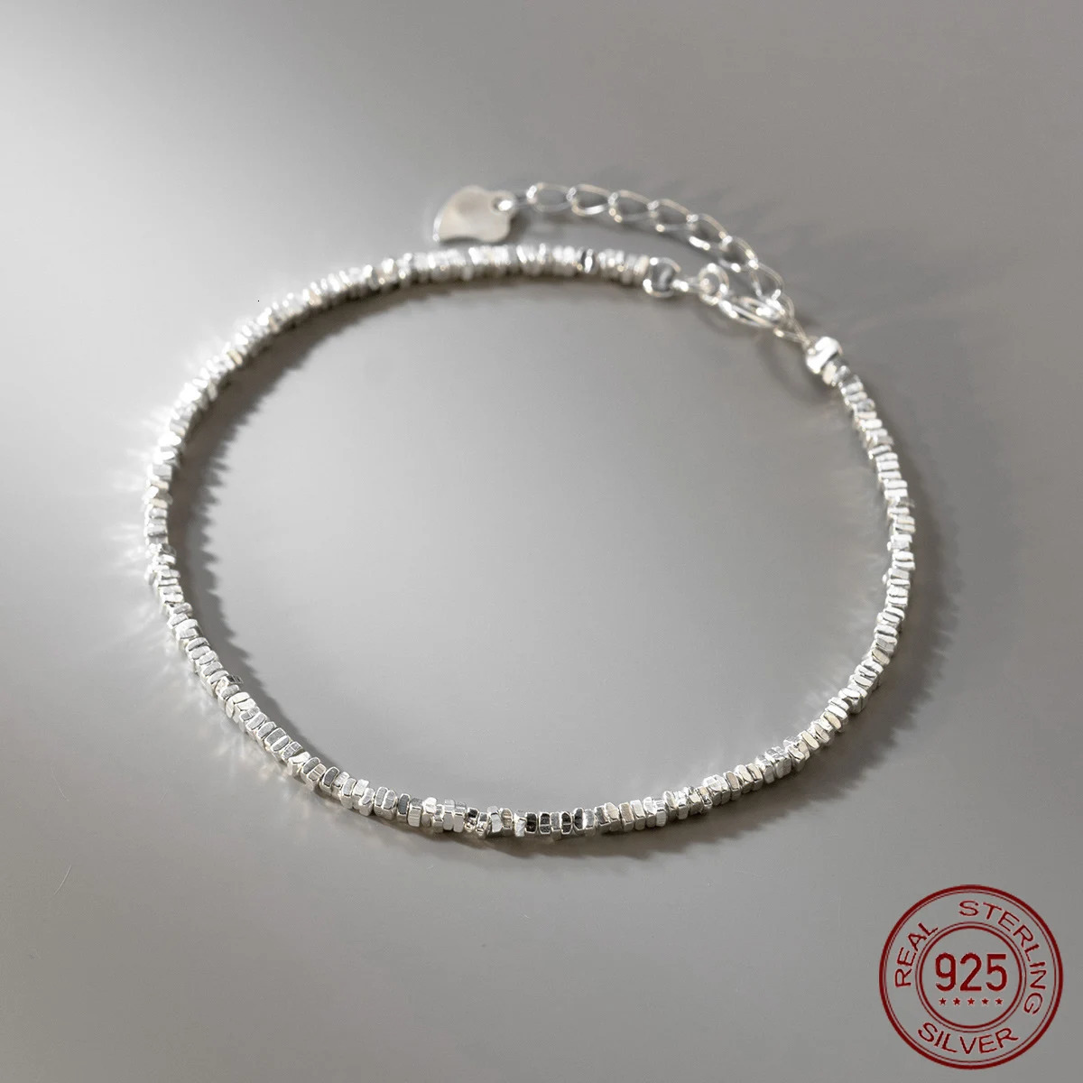 La Monada 154.5cm Simple Irregular Bracelets For Women Silver 925 Sterling Jewelry Fine 925 Sterling Silver Womens Bracelet 250712
