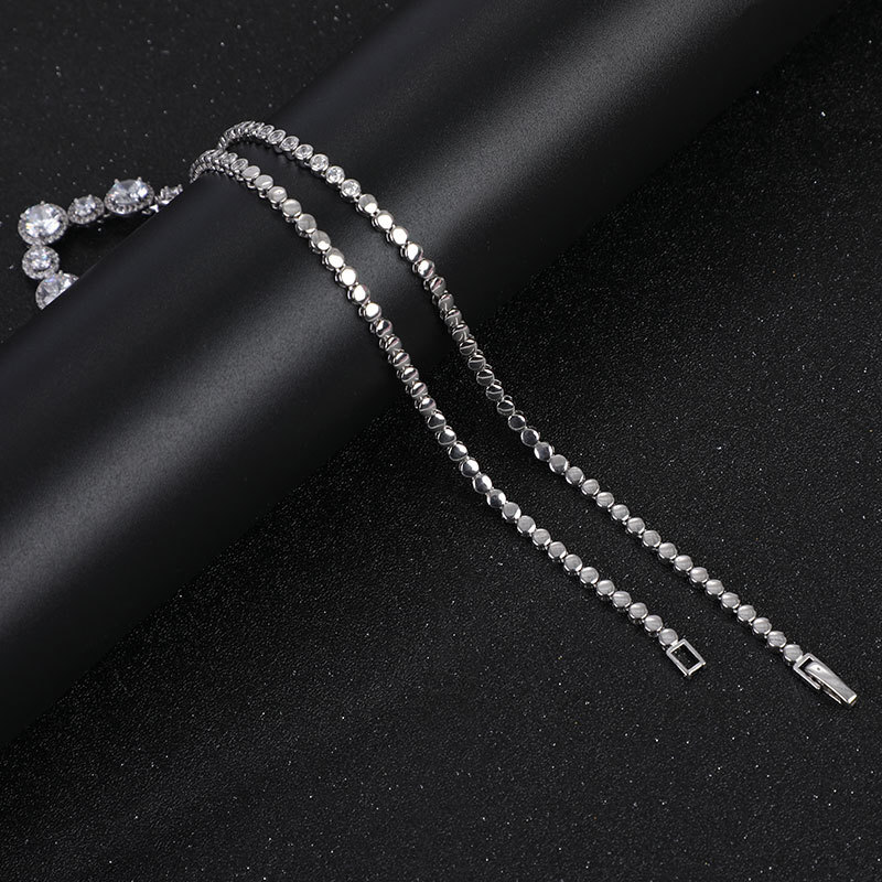 Luxury Jewelry Designer Jewelry 2025 Cross-border Hot Sale 925 Silver Moissanite Chain Necklace Moissanite Full Inlay 13mm Trendy Brand Accessories