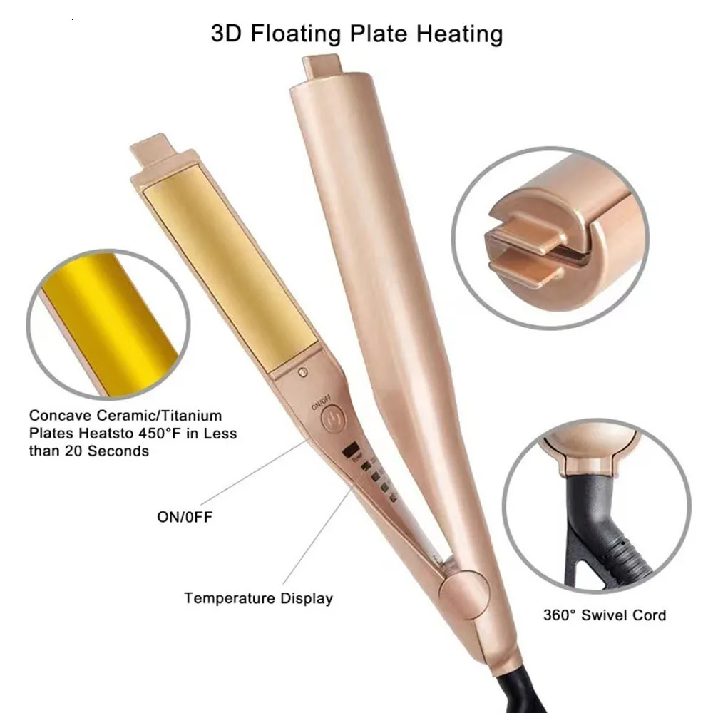 Universal Female Straight Hair Comb 360 ° Rotation Hair Curling Iron For Outdoor Travel 250712