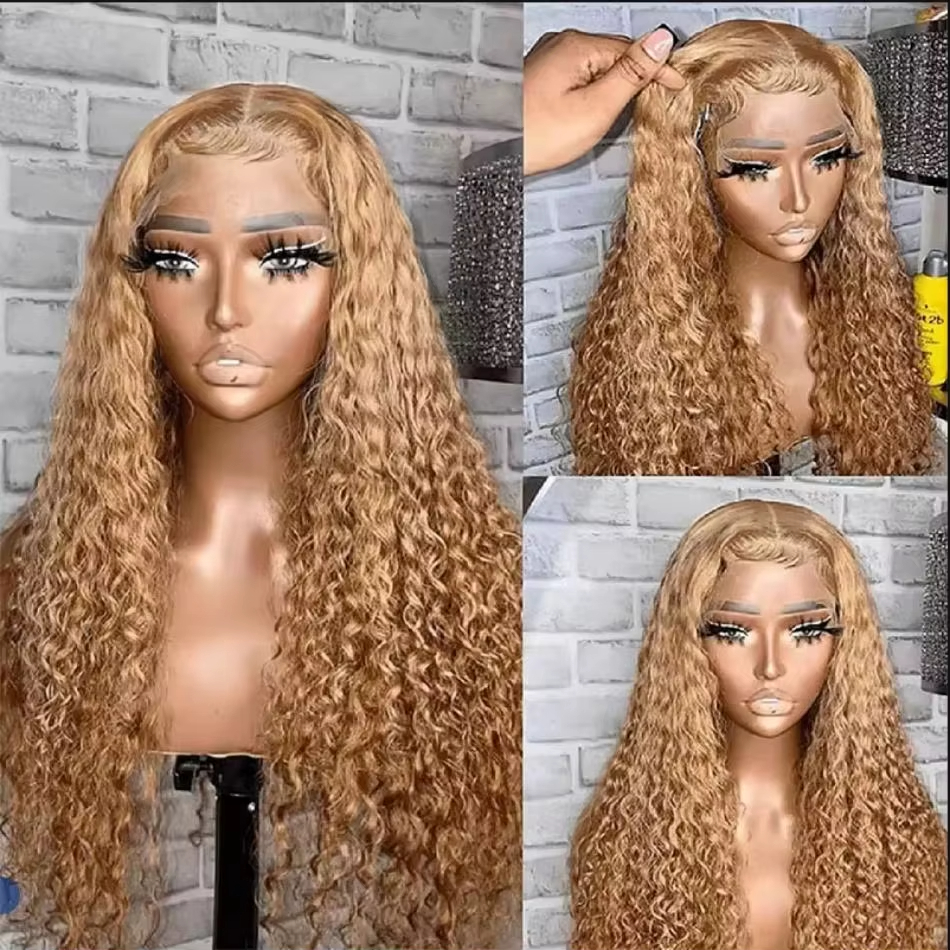 Pink Lace Wig Long Kinky Curly Simulation Really Human Hair Wig Synthetic Hair 13x4 Lace Front Wig for Women Daily Wear High Temperature Cosplay Curly