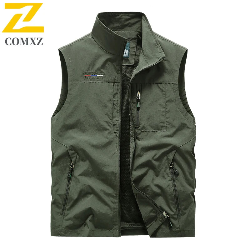 2025 Summer Mens Sleeveless Jacket Lightweight Comfortable Lined Mesh n Breathable Top Plus Size Work Coat 6XL 7XL 250707
