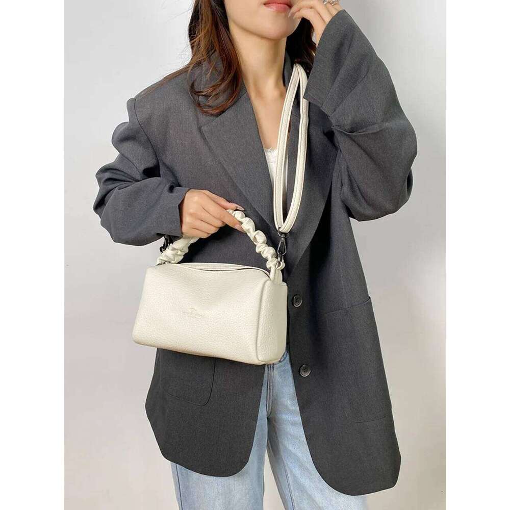 Two Layers Women High Quality Soft Leather Small Shoulder Bags Designer Purses Crossbody Bag Ladies Messenger Sac A Main
