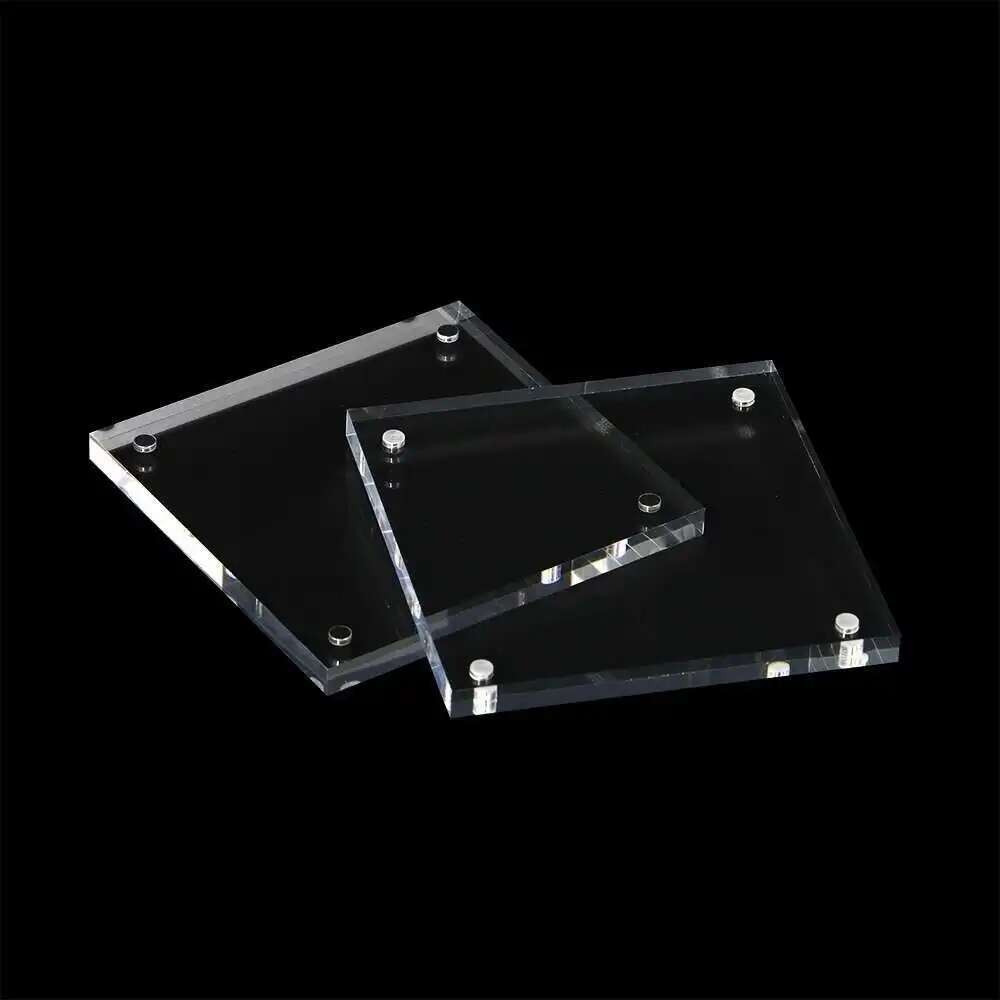 1pcs Transparent Square Photo Blank Acrylic Block Frame ,120x120mm,135x135mm,150x150mm,Acrylic Picture Holder H260306