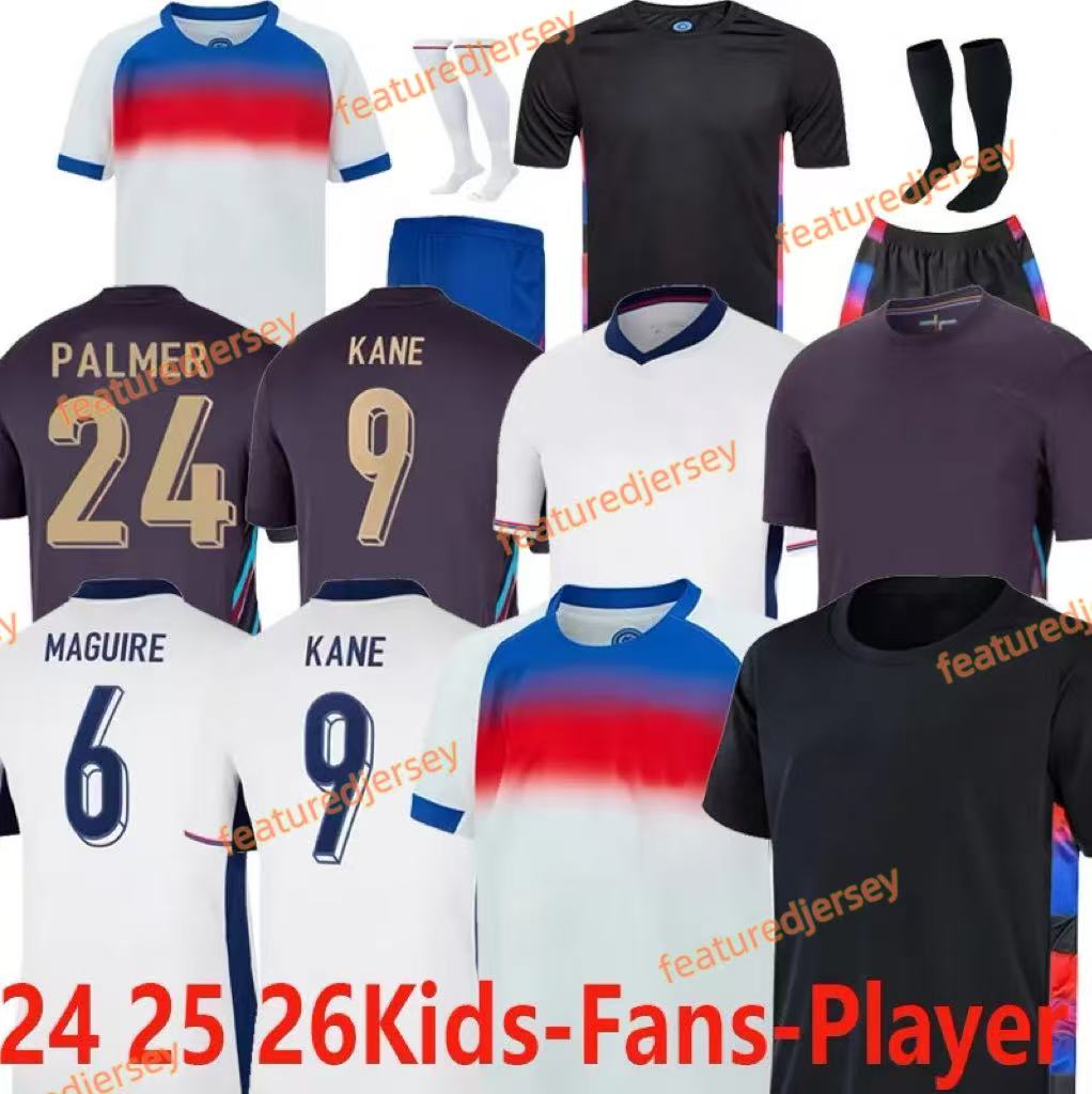 24 25 26 Soccer Jerseys BELLINGHAM home RICE SAKA FODEN RASHFORD STERLING STONES GREALISH KANE