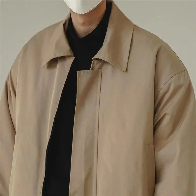 Y2k Europe America High Street Casual Coat Ins Spring Autumn Sense Men Senior Vintage Shoulder-Padded Short Bomber Jacket 250708