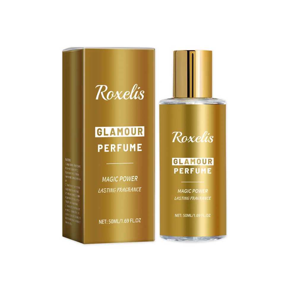 50ml Roxelis Cologne Charming Perfume Spray Long Lasting Scent Valentines Day Gift Dating Attract Odor Removal Pheromone Perfume W250712
