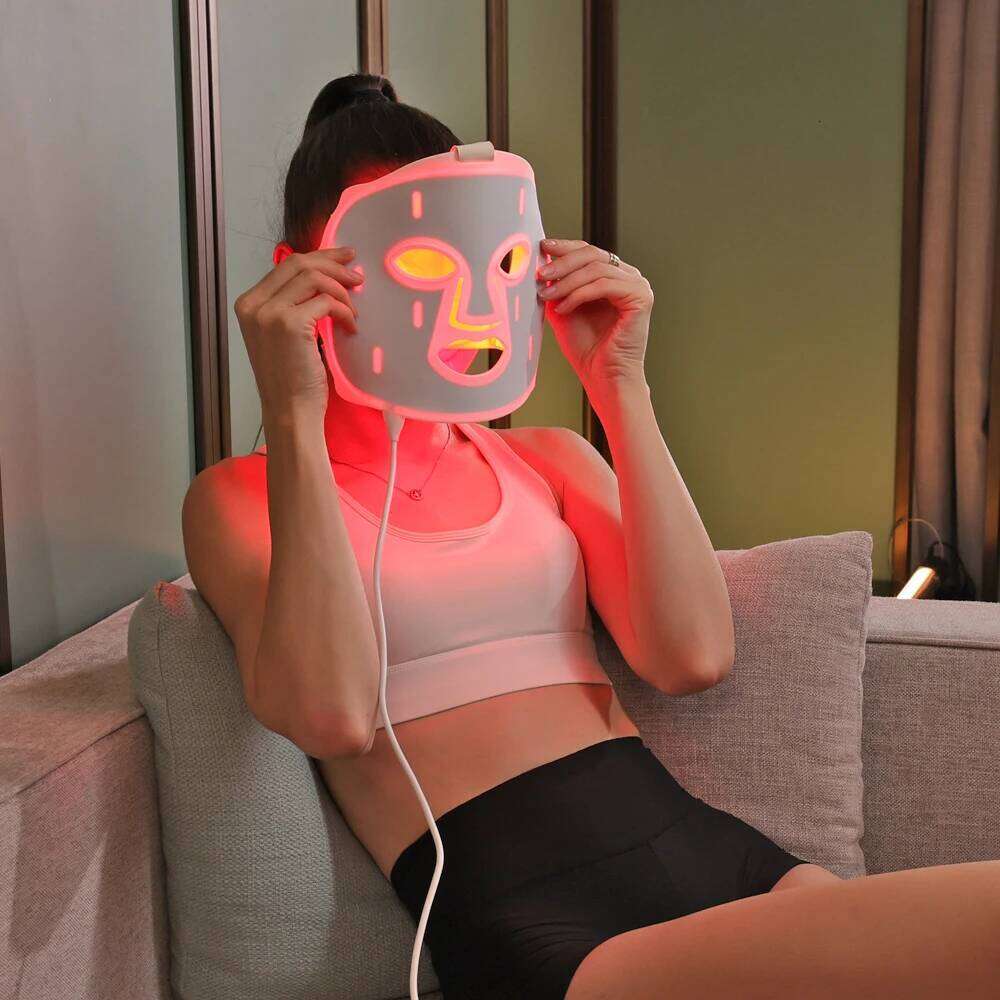 630Nm,460Nm,520Nm,850Nm Near Infrared Red Face Light Skin Led Therapy Mask