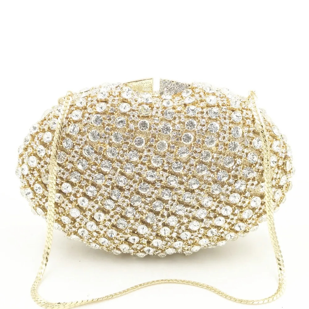 women goldsilverblackchampagne Evening Clutch Minaudiere Wedding Cocktail Party Handbag Purse chain crossbody messenger bags 250703