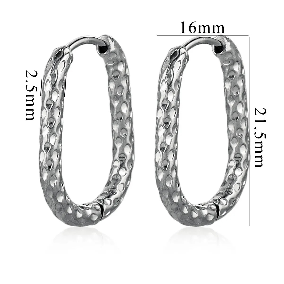 6pcs Stainless Steel Rectangular Textured Earrings Earring Hooks Fittings 18K PVD Gold Plated DIY Jewellery Parts Earrings 250708