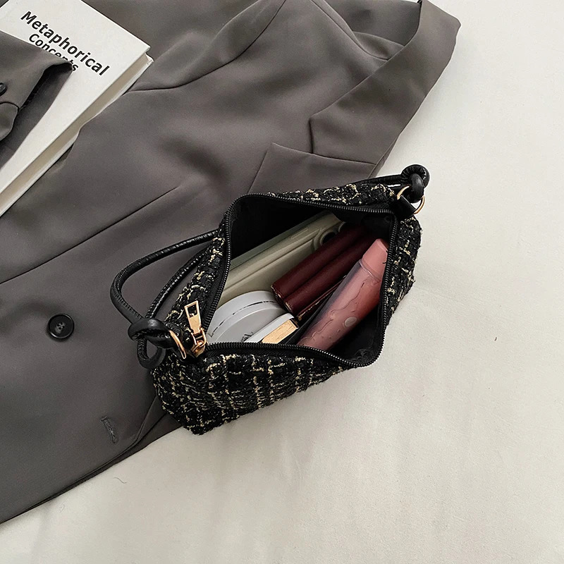 Womens Bag 2023 Winter Handbags Shoulder Fashion Trendy Tote Ladies Top Handle Evening Clutch 250703