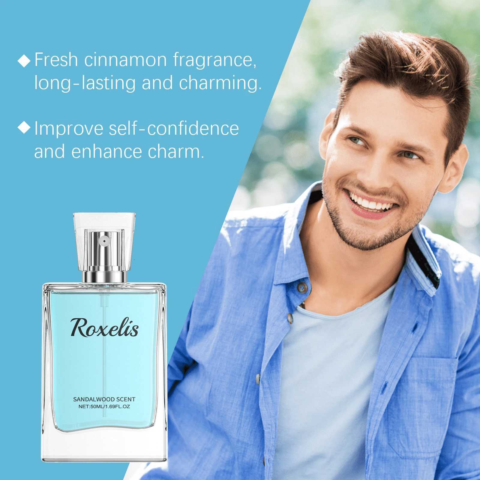 50ml Roxelis Sandalwood Charming Perfume Lasting Pheromone Cologne Loving Atmosphere Attract Romantic Dating Refreshing Perfume W250712