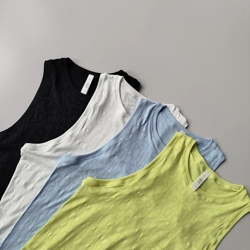 Sleeveless Pilates Sports Blouse for Womens Summer Thin Vest Fitness Quickdrying Yoga Shirts Top Loose Suit 250708