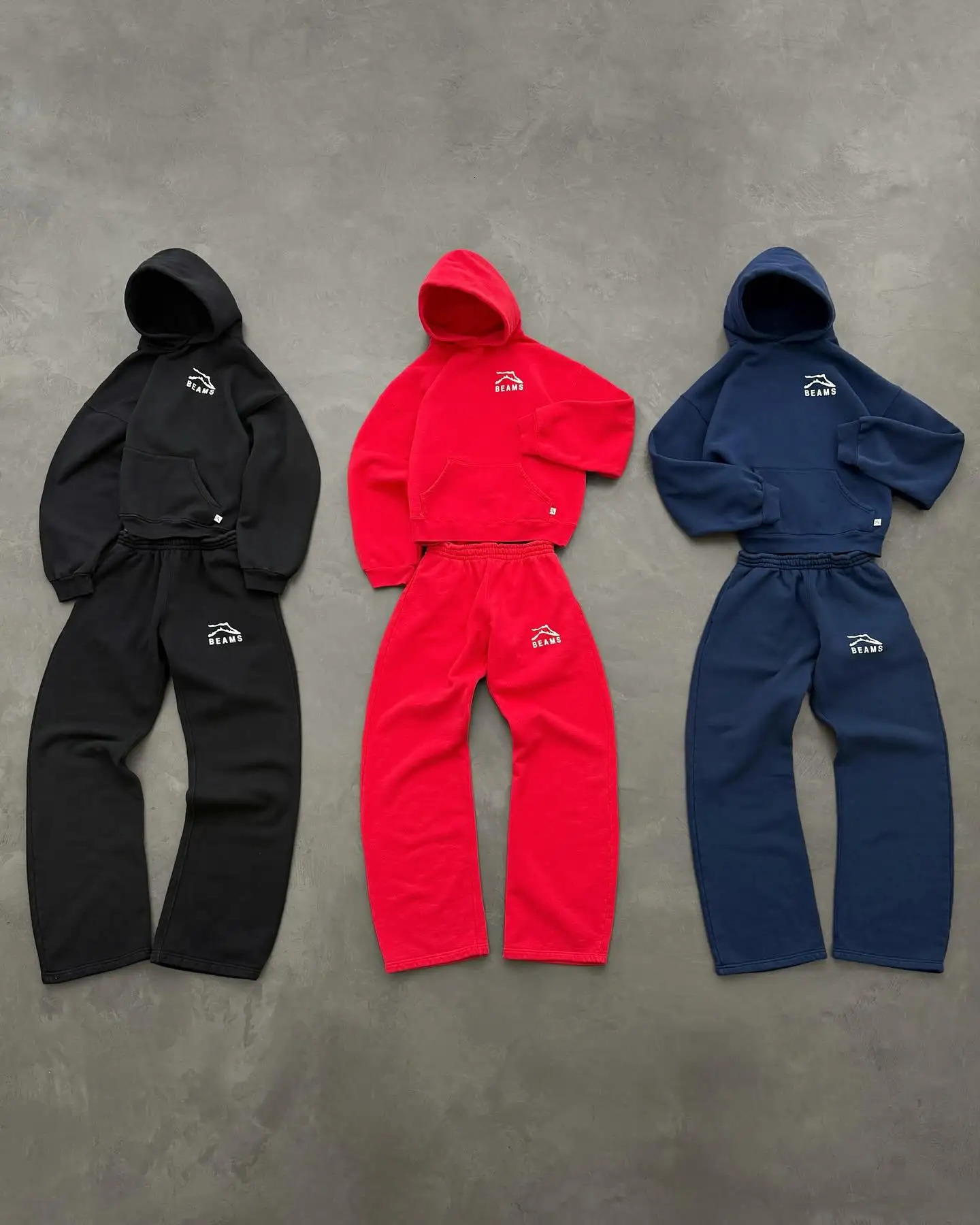 Casual Sweatshirt Suit Men Clothing Sweatpants Daily Tricolor Hoodies High Quality Sports Tracksuit Hoodie Jogger Two Piece Set 250708