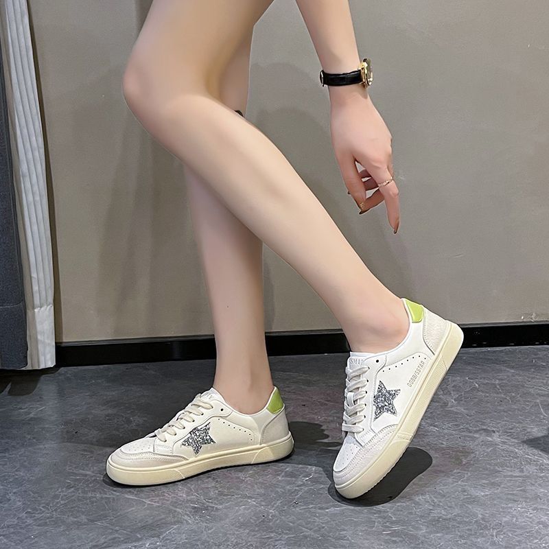 Soft sole small white shoes women's new autumn leisure students plate shoes flat all match moral training shoes