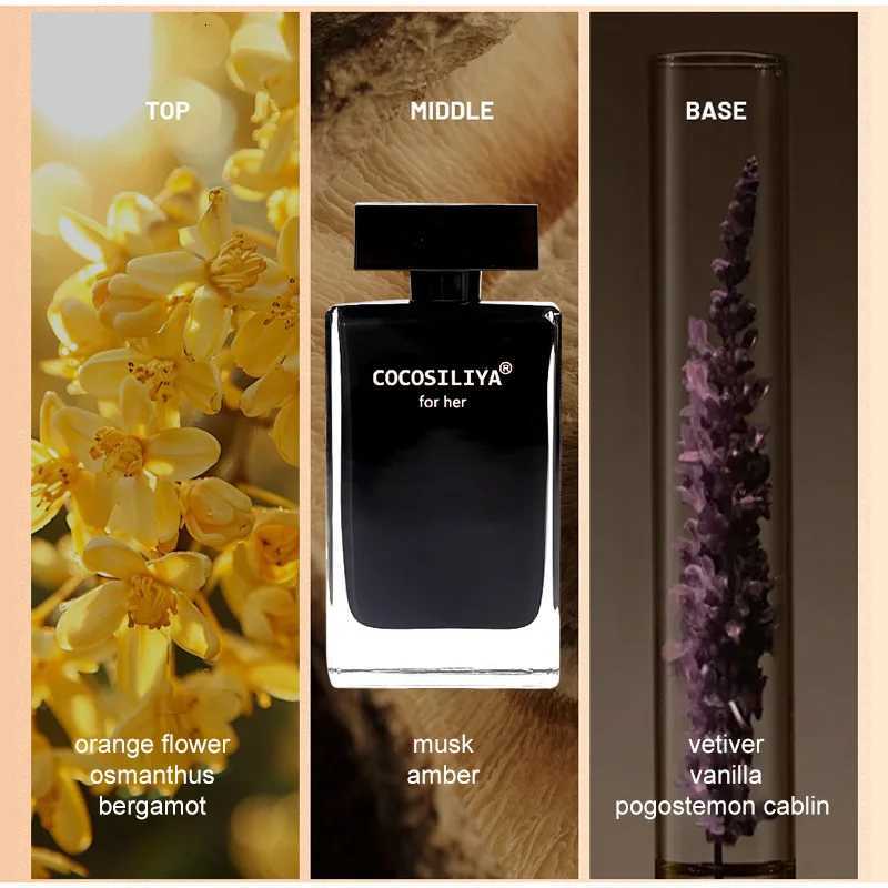 Cocosiliya for Her Musk Flower Eau de Toilette Black Red Bottle Perfume Noble Ladies Perfume Dating Pheromone Large Bottle 120ml W250712