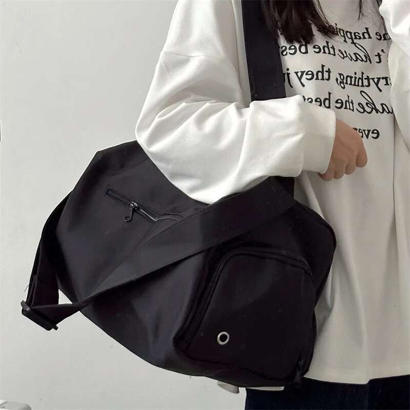 Large Crossbody Travel Tote Bags For Women 2025 Canvas Shoulder Messenger Bag Sports Yoga Satchels Fashion Woman Handbag