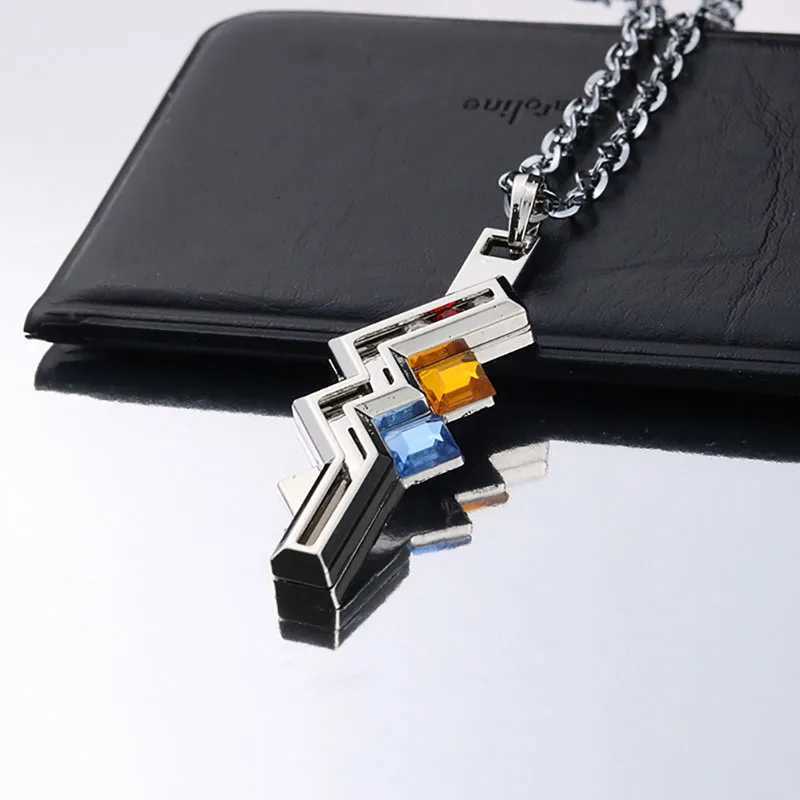 1 pc Final Fantasy XIII 13 Lightning necklaces pendants Anime Cosplay buy-direct-fr- choker necklace W250712