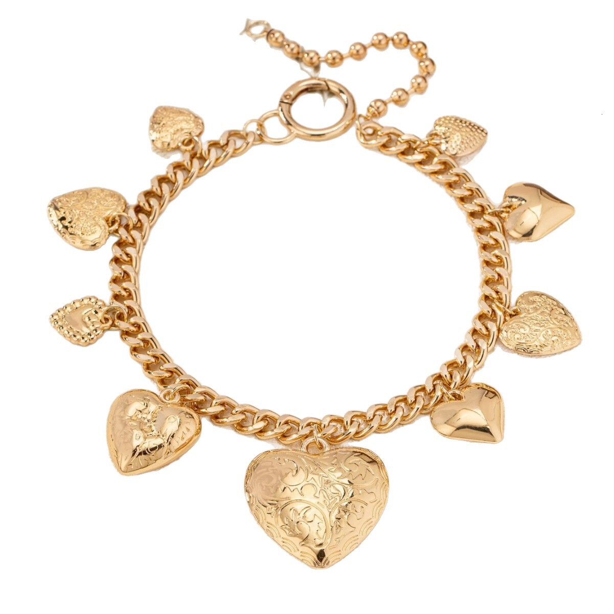 Luxury Jewelry Designer Jewelry European And American Cross-border Retro Fashion Heart Pendant Necklace Niche Design Luxurious Temperament Trendy Neck