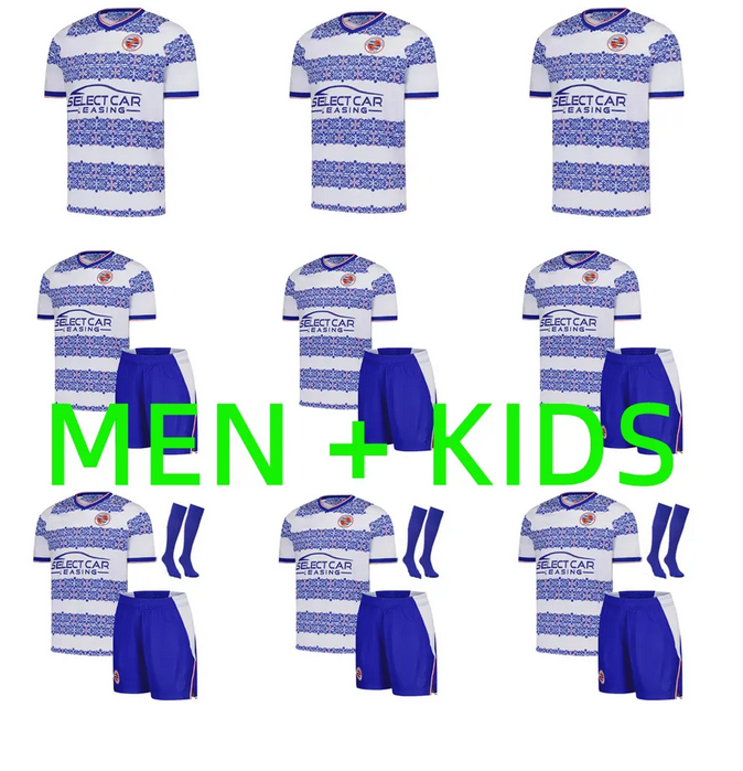 25 26 Reading fc Soccer Jerseys KNIBBS HARTE EJARIA SHOREY BALLARD Home 2025 2026 Reading Football Shirt camiseta de futbol top maillots foot men kids kits
