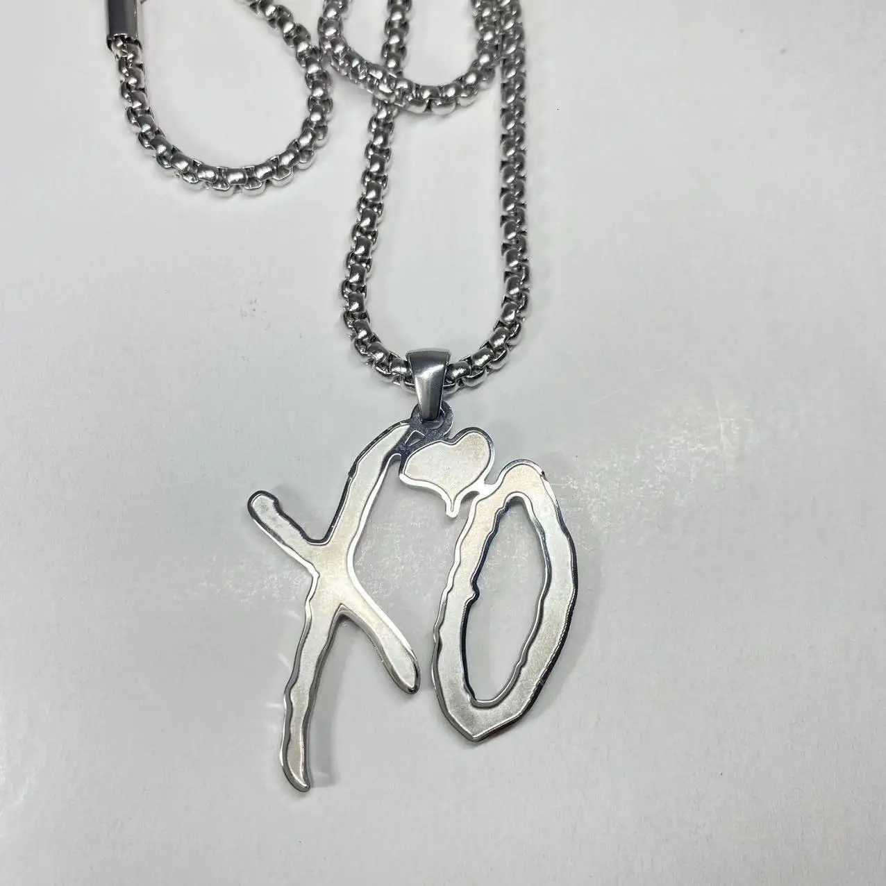 Delicacy Fashion Hip Hop Rock Titanium Steel Letter Pendant Necklace Heavy Industry Personality Men Cool Party Jewelry W250712