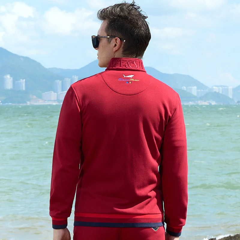 2025 Shark Mens Sport Tops Yellow Baseball Jacket Men Causal Coats Korean Spring Clothes Male Big Size 3XL 250707
