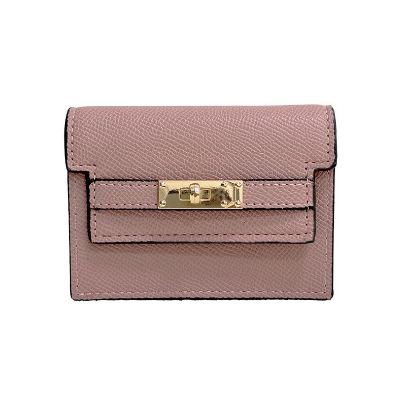 Small Square Wallet for Women, Luxury Designer Style Card Holder, Fashionable Multi-Slot Purse