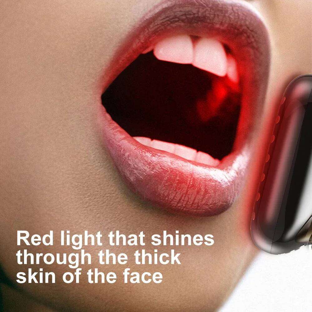 Luxurious Leather Gift Box Packaging Red Beauty Device Large-Area Facial Contact Guide Suitable For Gifting Skin Care Tool