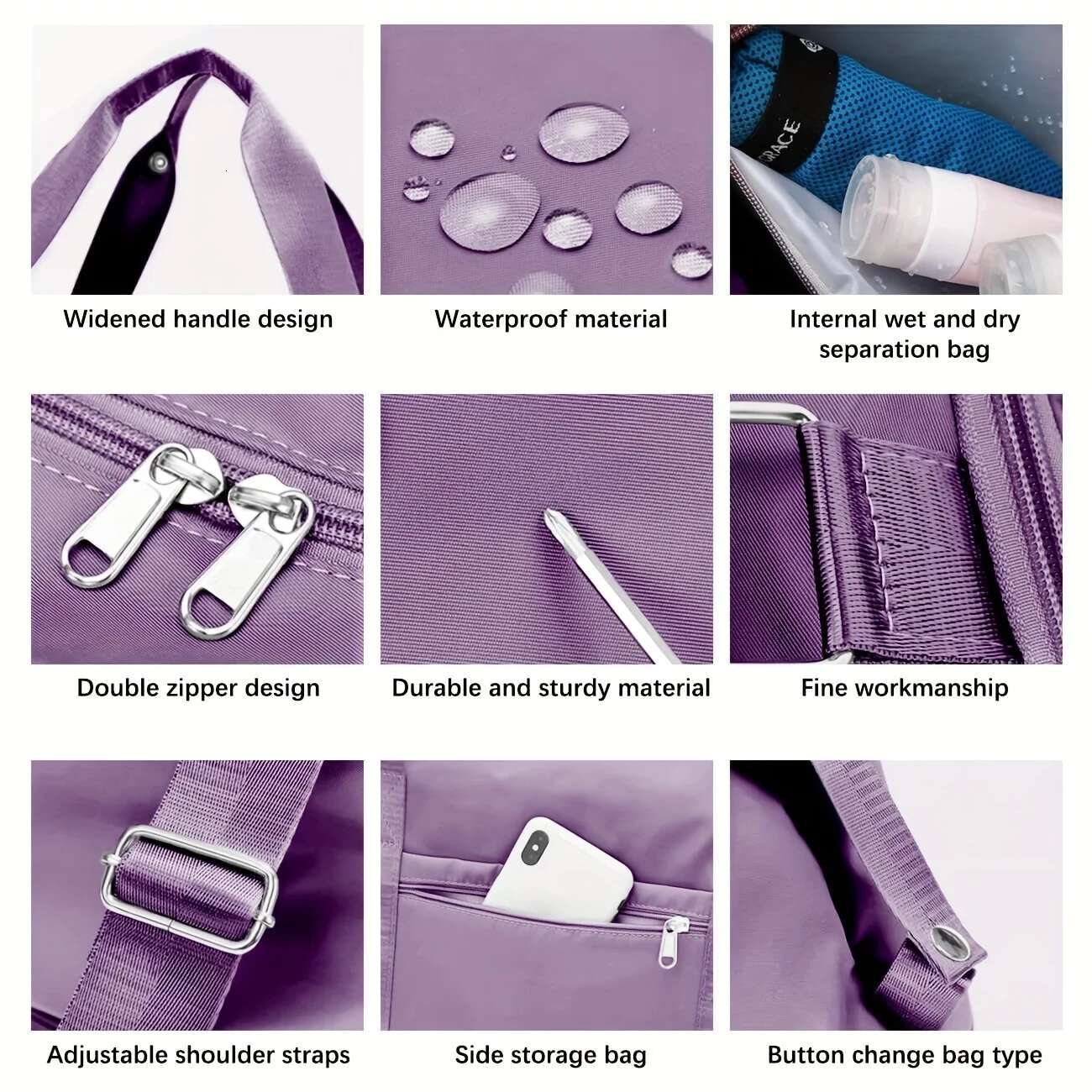 5 Ways To Carry Expandable Sports Tote Fiess Bags, Travel Lage Totes, Weekend Overnight Bags With Wet Pockets