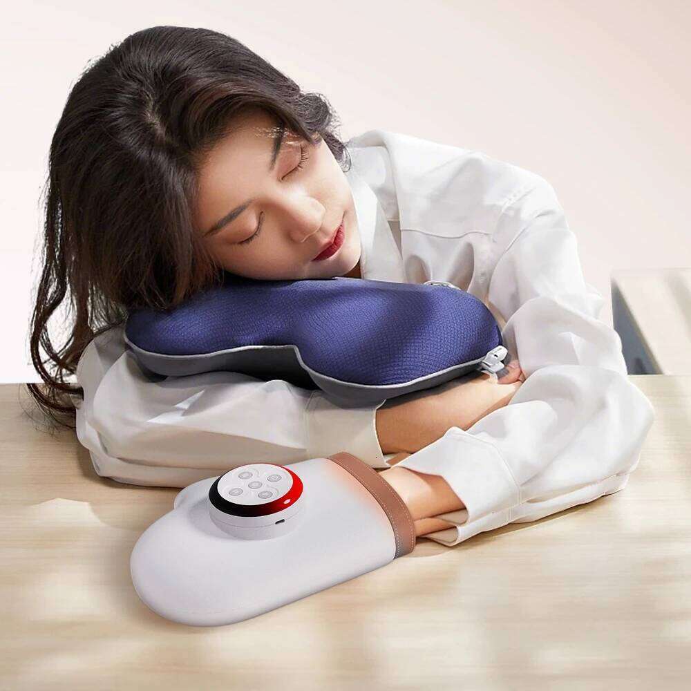 New Air Compression Electric Palm Wrist Massage Heating Fingers Hand Massager