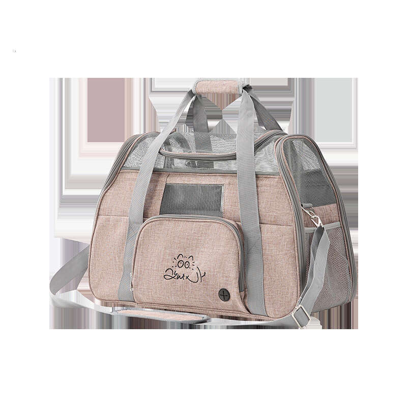 Car Carrier Breathable Large Capacity Two Cats Outdoor Portable Pet Dog Bag Neutering Cage Cat Bed