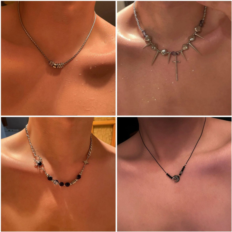 Luxury Jewelry Designer Jewelry Cross Titanium Steel Non-fading Necklace For Men, Light Luxury Hip-hop Punk Chain, Versatile High-end Clavicle Chain T