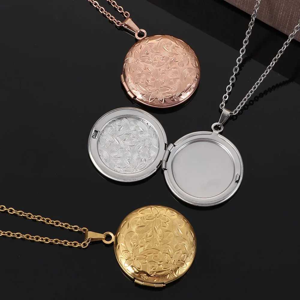 Love Secret Mage Locket Necklace Pendant DIY Photo Picture Locket Vintage Gift For Lovers Couple Custom Mage W250712