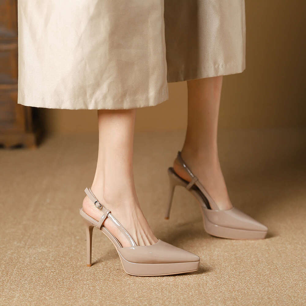 999-1 Pointed Toe Stiletto Heel Women's Shoes New Sexy Waterproof Platform Fashion High Heels