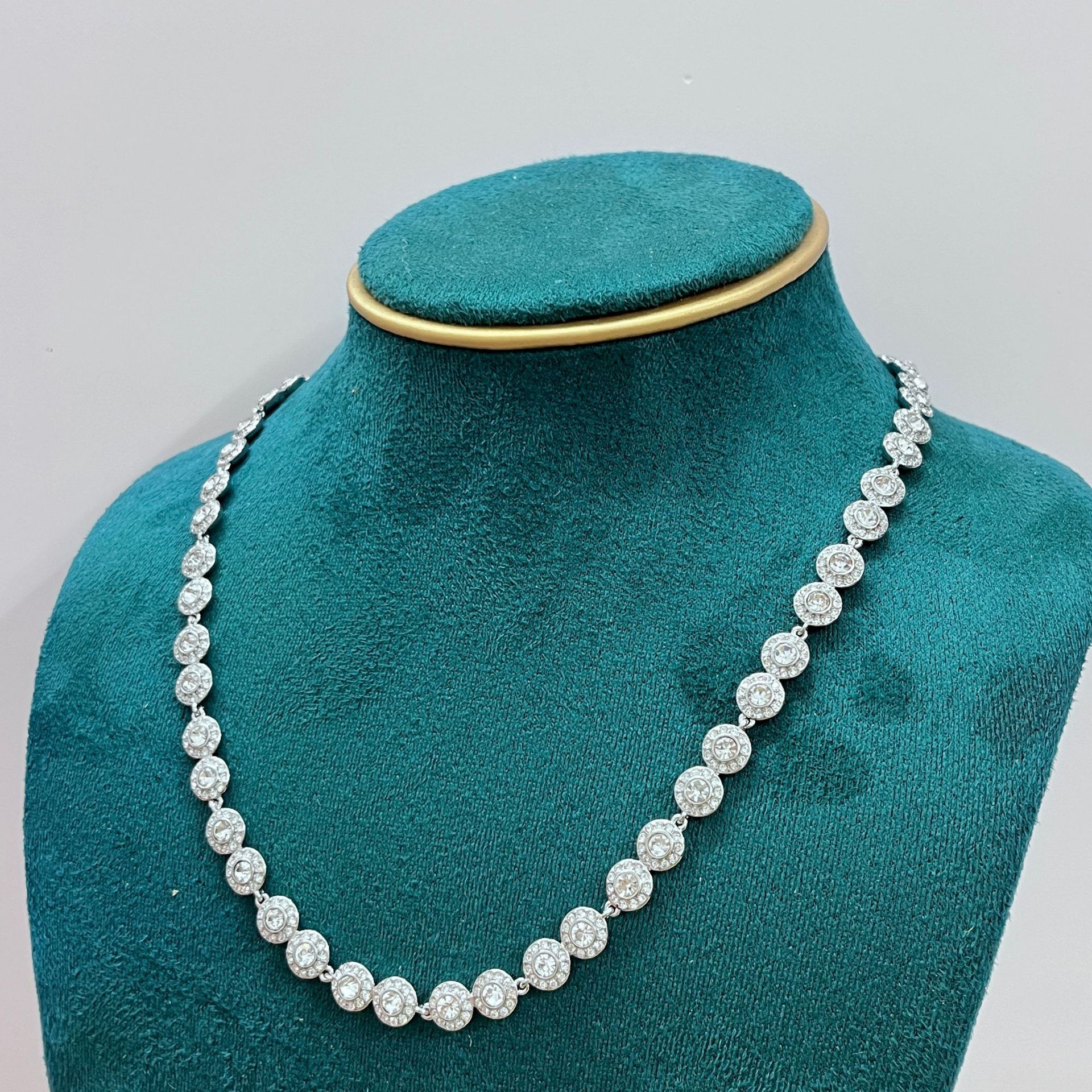 Luxury Jewelry Designer Jewelry Shijia New Heart-shaped Full Diamond Necklace Collarbone Chain Cross-border Hot-selling Luxury Fashion Sparkling Full 