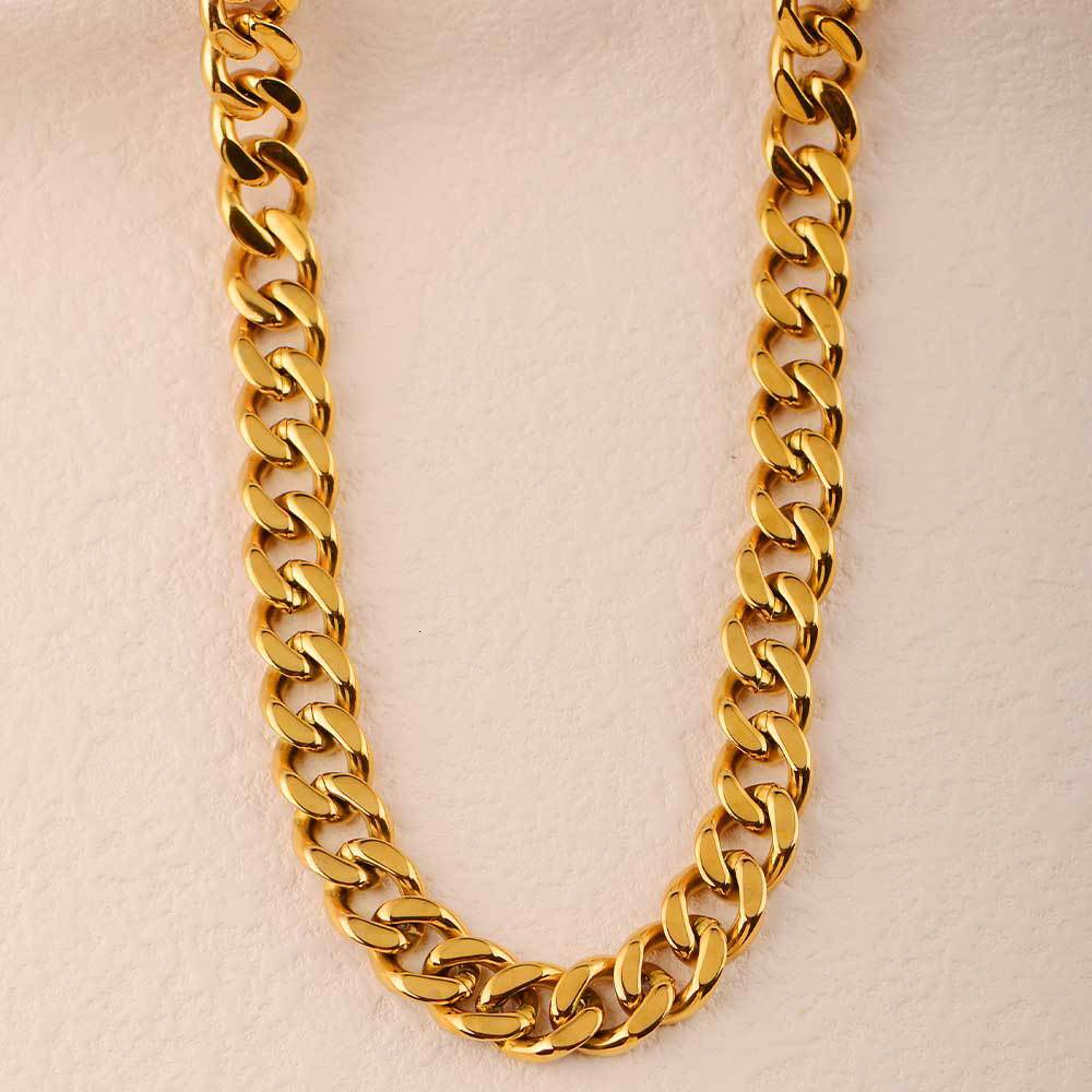 Luxury Jewelry Designer Jewelry European And American Chain Necklace Hip Hop Unisex Trendy Ins Style Exaggerated Titanium Steel Non-fading High Street