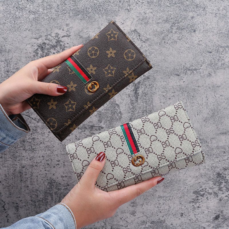 Designer Bag Luxury Bag Elegant Women S Long Wallet Sophisticated European American Shoulder Bag Style Clutch With Classic Clasp Coin Pocket Phone Slo