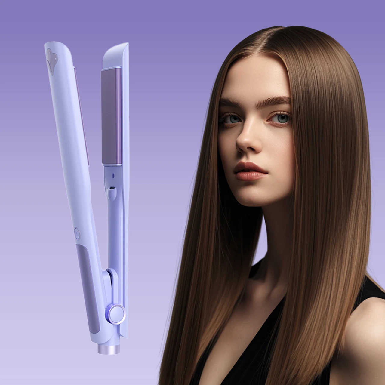 Professional Hair Straightener Curler Electric Splint Flat Iron Negative Ion Straight Curling Iron Plates Corrugation Hair Care 250712