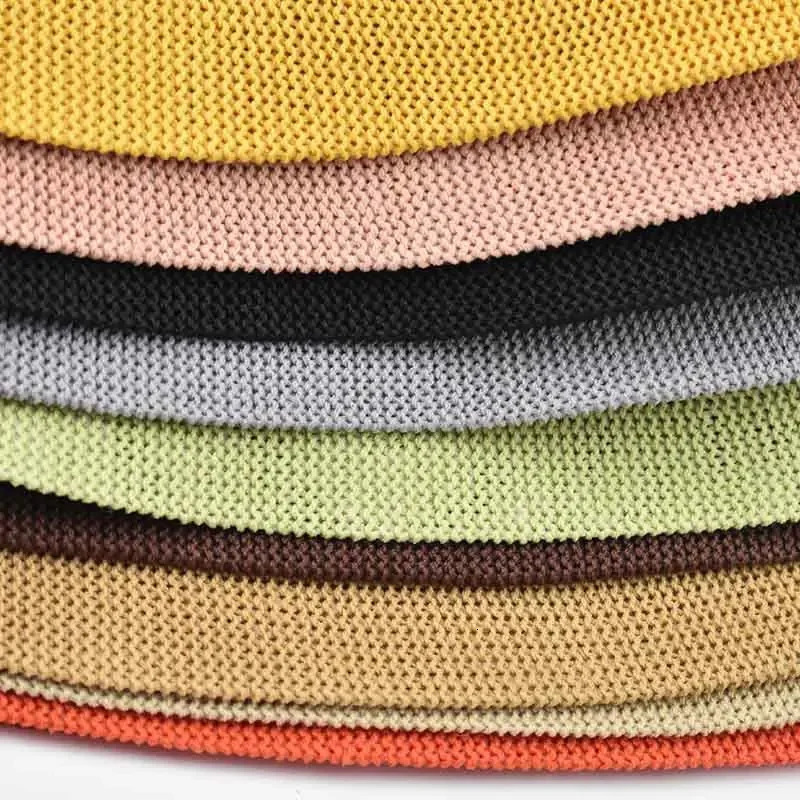 Spring summun Breathable Linen Knitted Bucket Cap For Women Simple Fashion Fishermans basin hat Accessories 250711