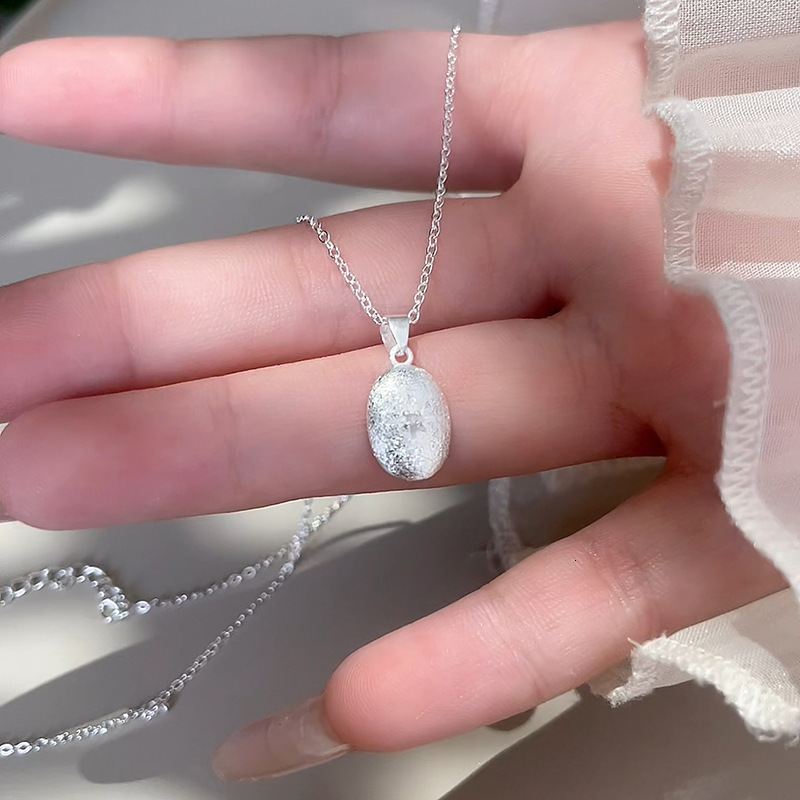 Luxury Jewelry Designer Jewelry Vintage Bead Pendant Necklace Jewelry For Women Simple Personality Choker Niche Design Starlight Stainless Steel Clavi