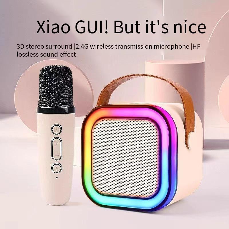 Designer Famous Brand K Speaker Mini Portable Sing Wireless Bluetooth All In One Hine Karaoke Singing Song Request Home KTV