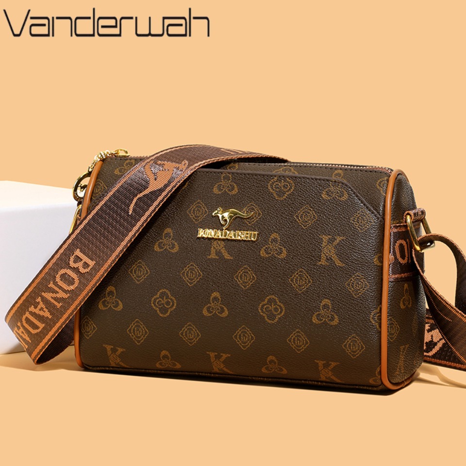 3 Layers Luxury Clutch Bags Designer Crossbody Bags for Women High Quality Soft Pu Leather Shoulder Purses And Handbag 2025 Sac